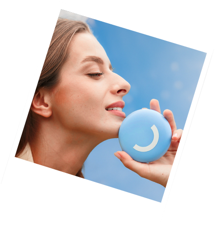 Young Girl Smile With Clear Aligners In Hand